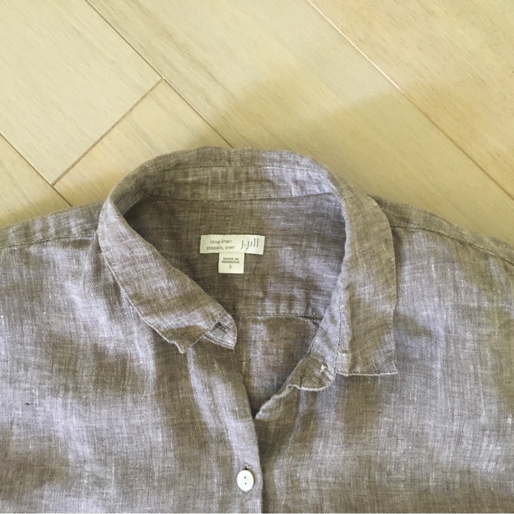 J. Jill Linen Button-Up Shirt - Picture 4 of 7